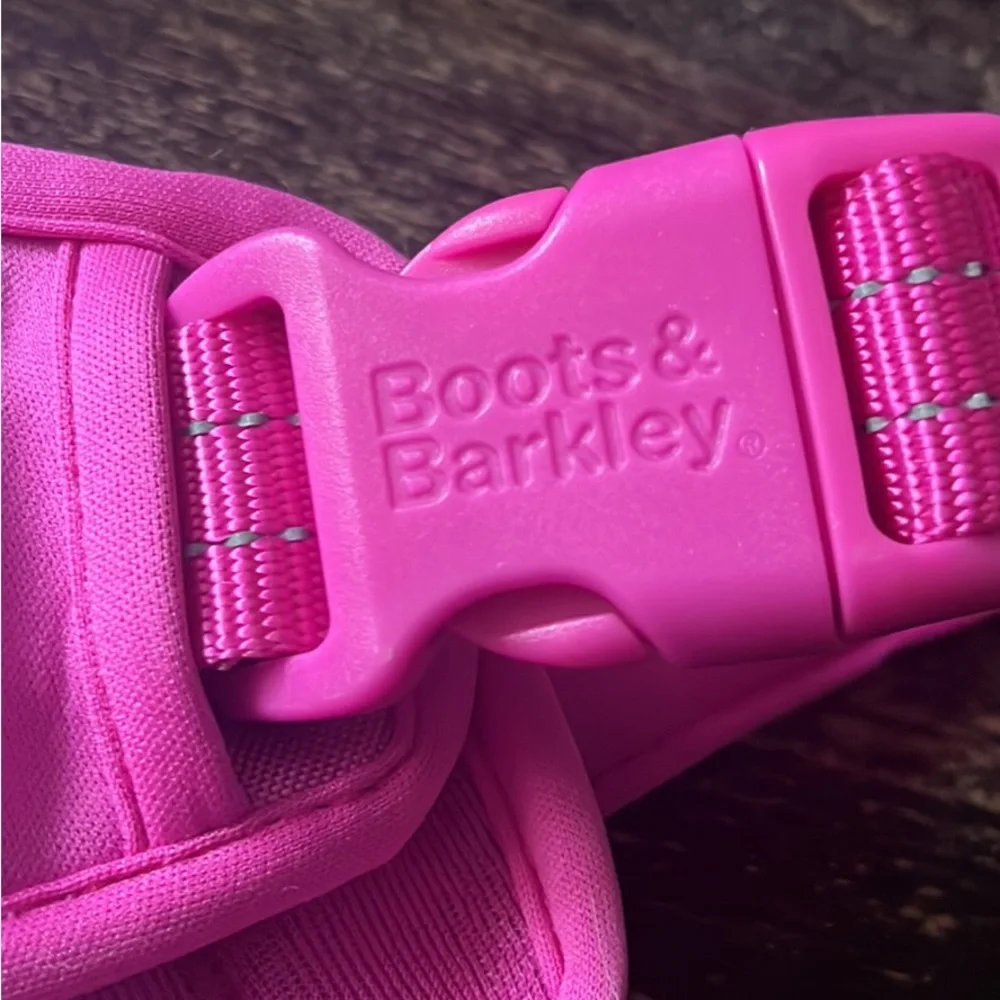 Boots & Barkley pink dog large harness
